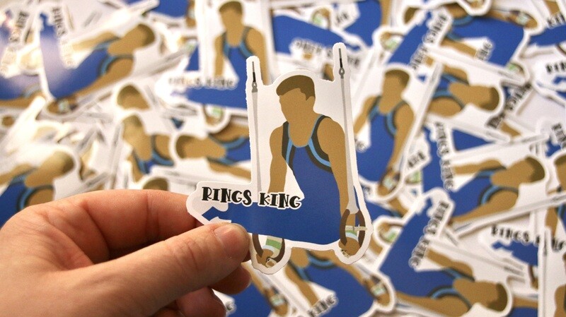 Rings King Sticker