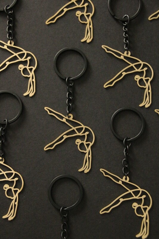 Metal Keyring - Back Handspring