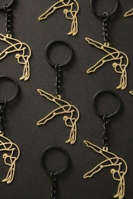 Metal Keyring - Back Handspring