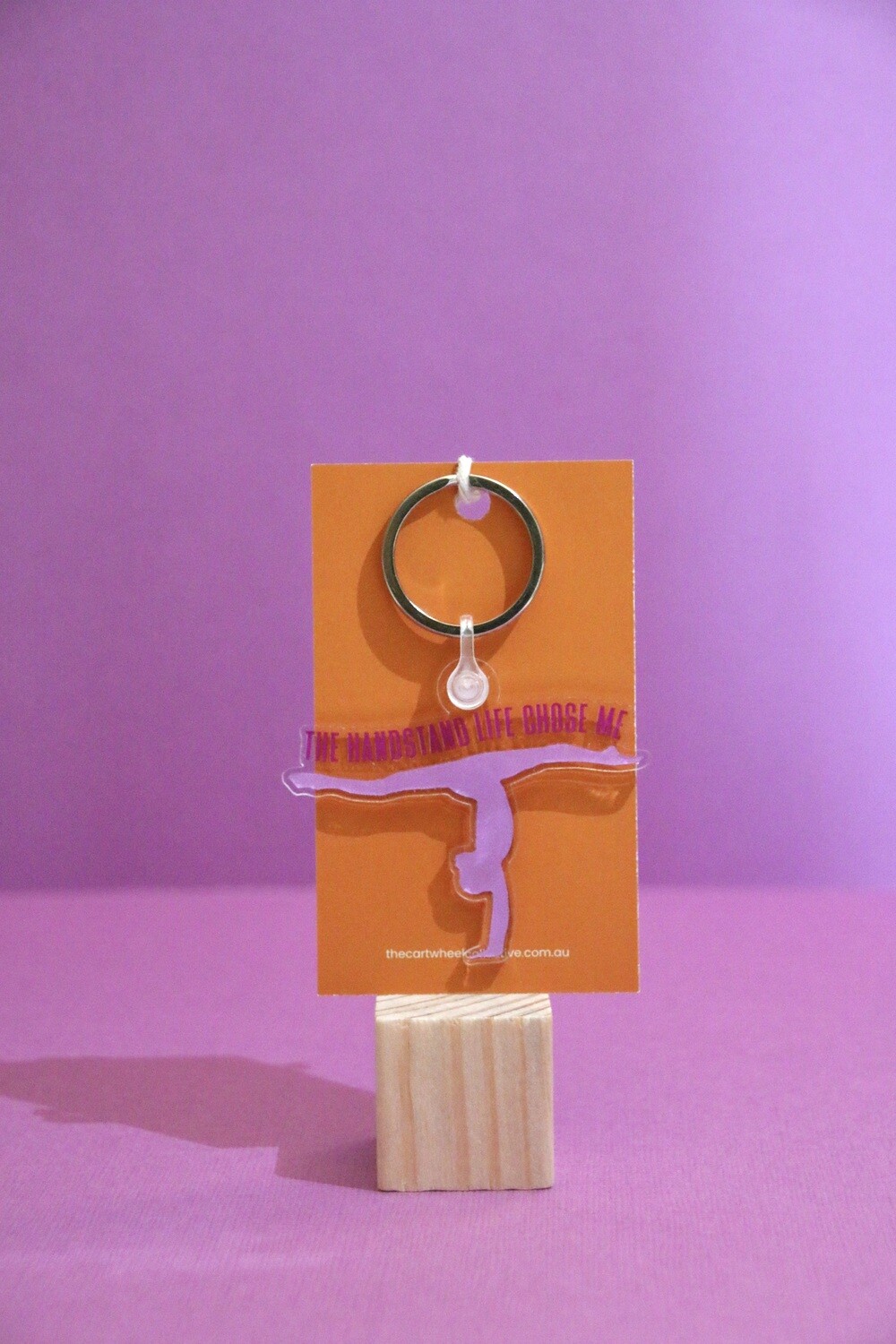 Acrylic Keyring - Handstand Life