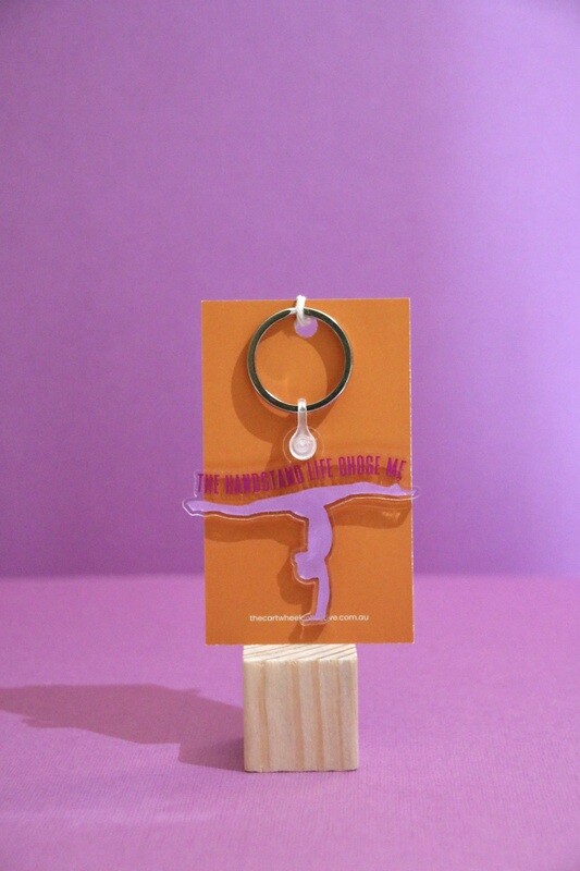 Acrylic Keyring - Handstand Life