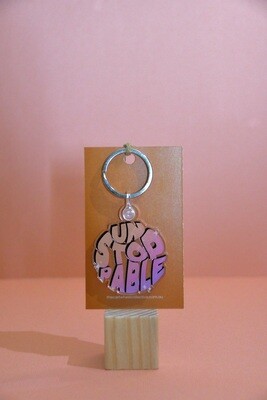 Acrylic Keyring - Unstoppable