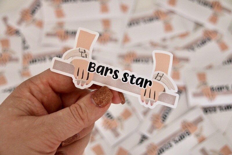Bars Star Sticker