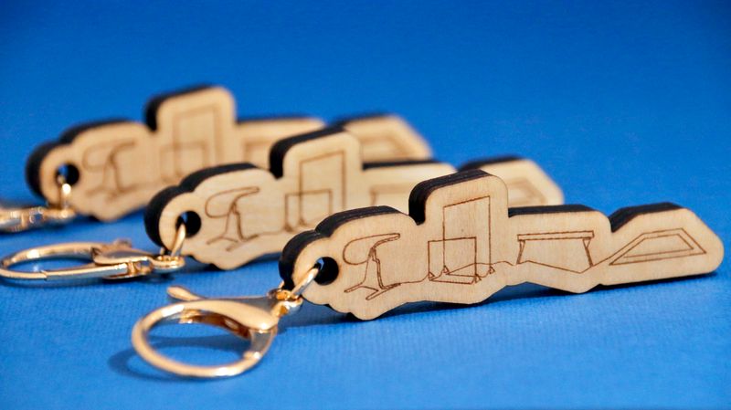 Wooden Keyring - WAG Apparatus