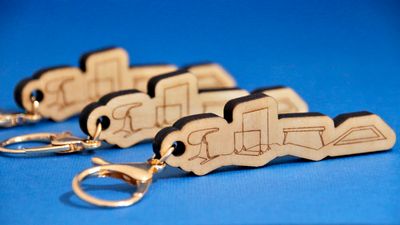 Wooden Keyring - WAG Apparatus