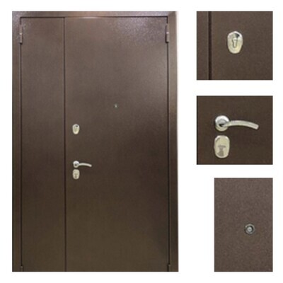 Вхідні двері двойні Модель - Метал/МДФ 112
