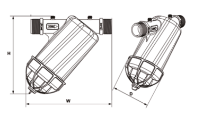 FILTR ANTYPIASKOWY 1" SIATKOWY