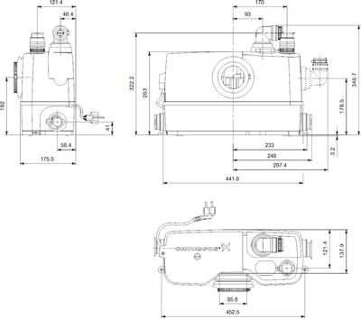 Rozdrabniacz Sololift2 WC-3 Grundfos