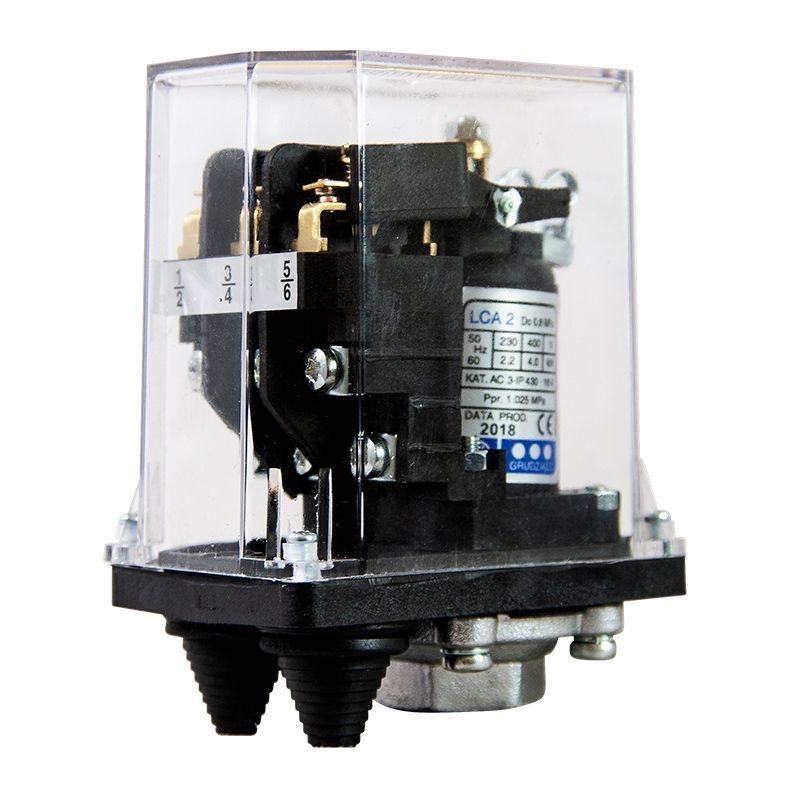 WŁĄCZNIK CIŚNIENIOWY 1/2 WŁĄCZNIK CIŚNIENIOWY 1/2"GWINT WEWNĘTRZNY LCA II (8BAR) 400V