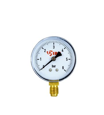 Manometr radialny 1/4 Manometr radialny 1/4", fi 60mm, 0÷6bar
