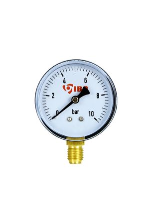 Manometr radialny 1/4 Manometr radialny 1/4", fi 60mm, 0÷10bar