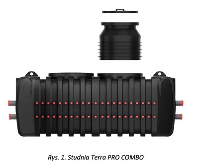 Studnia z rotorami TERRA PRO COMBO , 29-44 sekcji, Prawtech