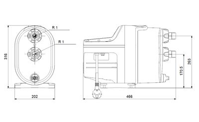 Pompa hydroforowa SCALA1 3-35 1x230V 50Hz, komunikacja BLUETOOTH Grudnofos