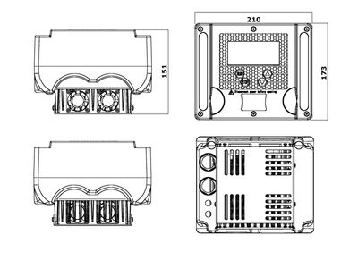Falownik IVR- 10 055T (3-4kW, 400V/ 10A) IBO