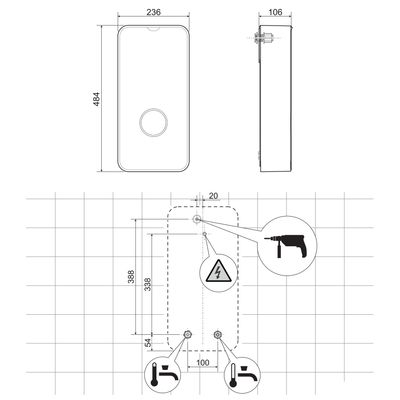 Podgrzewacz przepływowy wody sterowany elektronicznie Tronic TR7001 15 / 18 / 21 kW