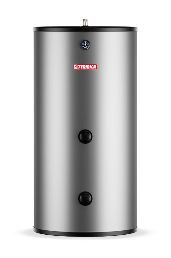 Zasobnik bufor 500 l z dwiema mufami 5/4 Zasobnik bufor 500 l z dwiema mufami 5/4", stal nierdzewna Termica