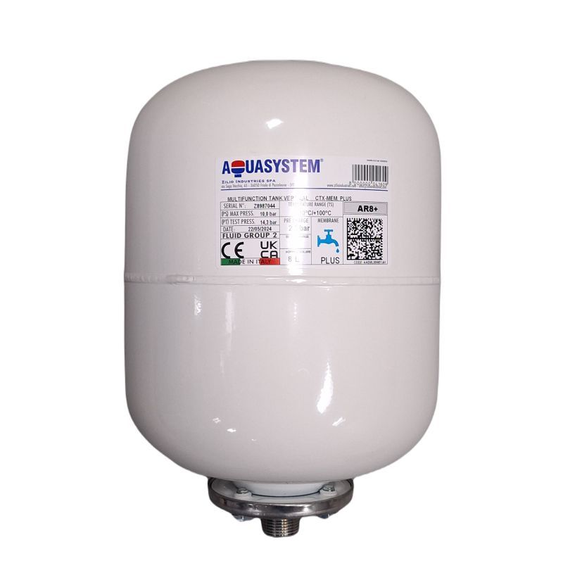 Zbiornik hydroforowy membranowy AR8+ AQUASYSTEM 8L Zbiornik hydroforowy membranowy AR8+ AQUASYSTEM 8L