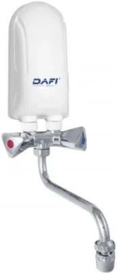 Ogrzewacz wody Dafi 5,5 kW z baterią chrom 230 V O.OG.1.0.0.0.5.5.BAT.CHR