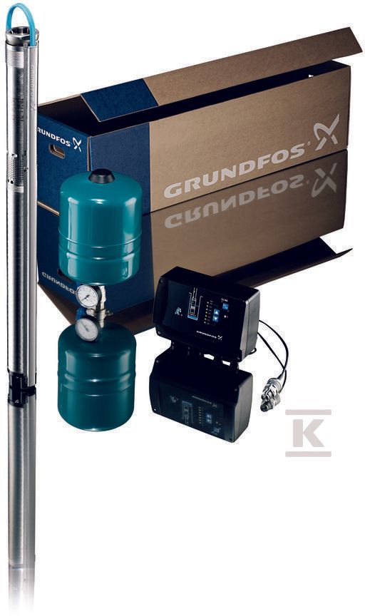Pakiet hydroforowy z pompą głębinową SQE 3-65 Grundfos