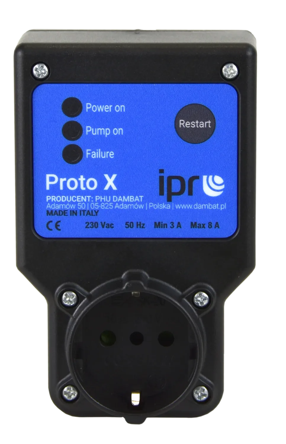 Zabezpieczenie PROTO-X (1,1kW, 230V / 3/8A) IBO