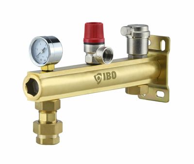 Grupa bezpieczeństwa C.O. 3/4"  MGB Mosiężna 3 bar ibo