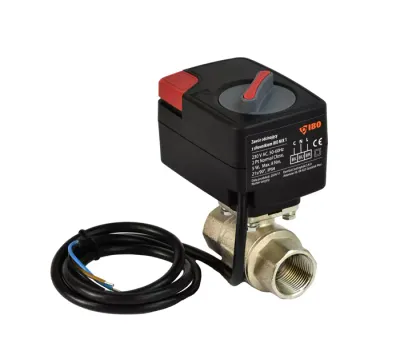 Zawór odcinający z siłownikiem 2-punktowy NC IBO MIX 1 - DN20 (230V AC) Zawór odcinający z siłownikiem 2-punktowy NC IBO MIX 1 - DN20 (230V AC)