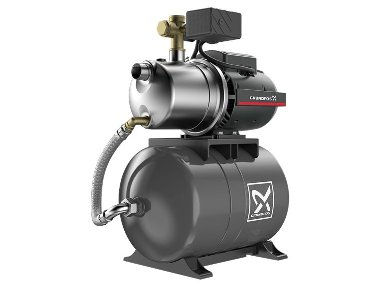 Zestaw Hydroforowy JP 4-54 PT-H ze Zbiornikiem 20L (0,75 kW) 230V GRUNDFOS Zestaw Hydroforowy JP 4-54 PT-H ze Zbiornikiem 20L (0,75 kW) 230V GRUNDFOS