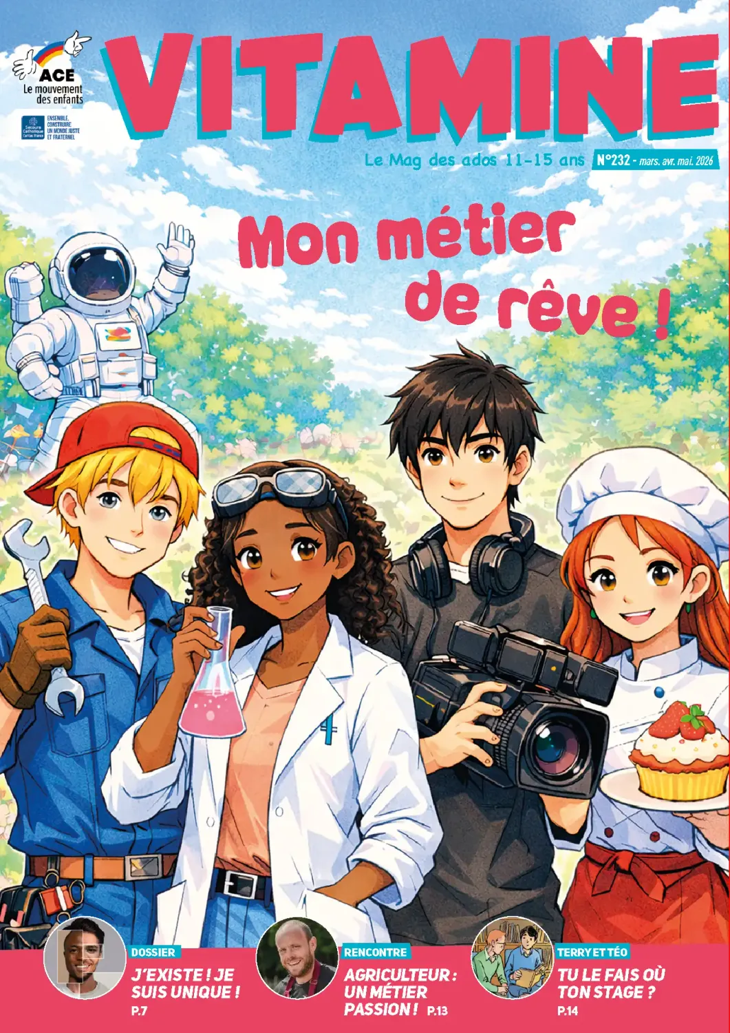 Revue Vitamine – 1 AN – 4 numéros