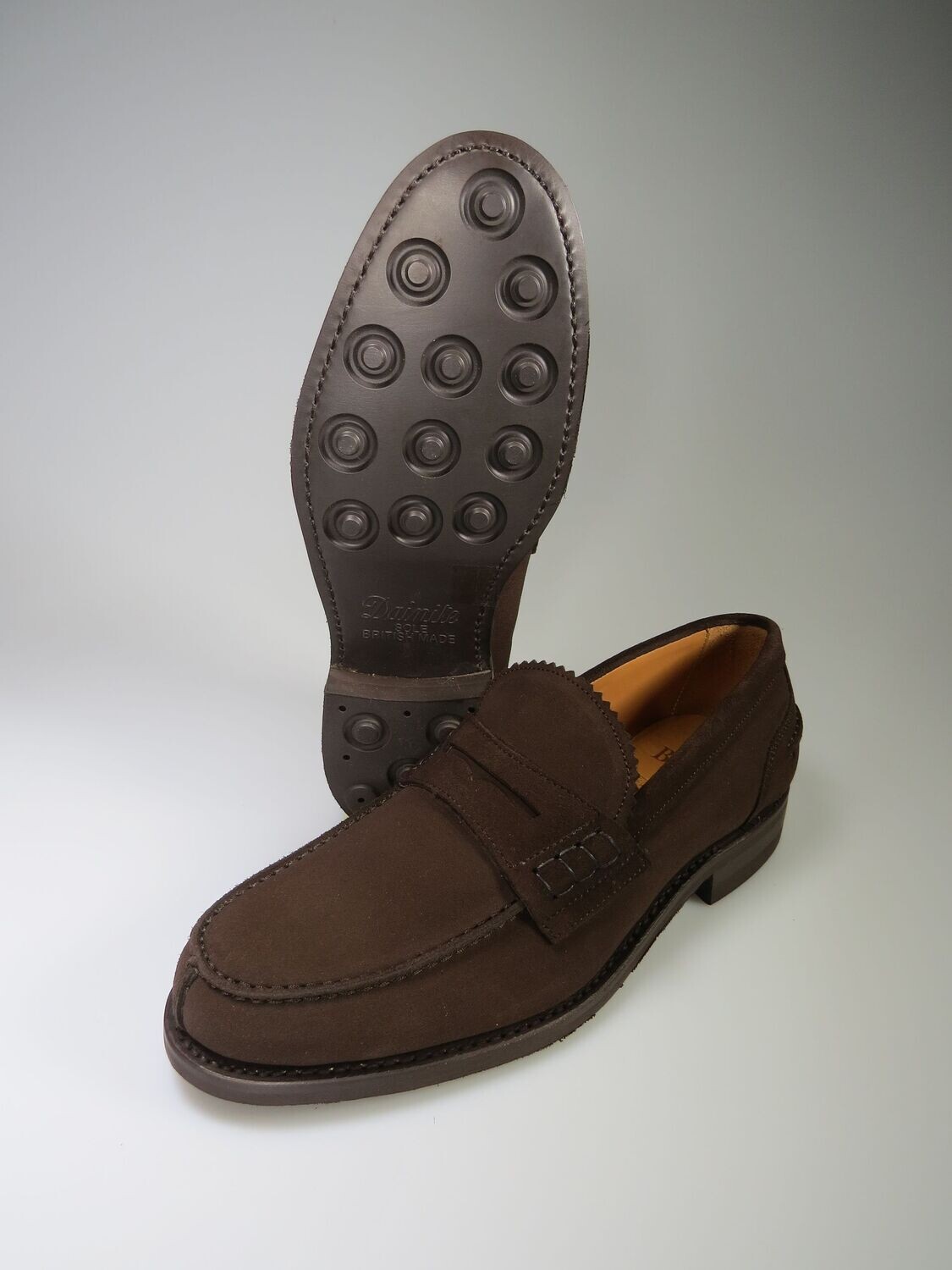 Loafer dunkelbraun Velours