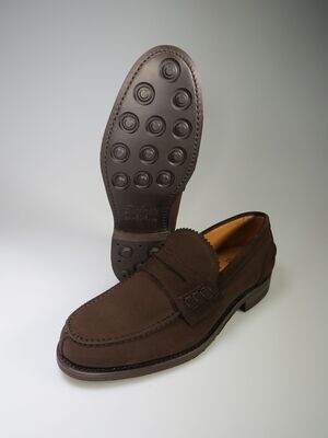 Loafer dunkelbraun Velours
