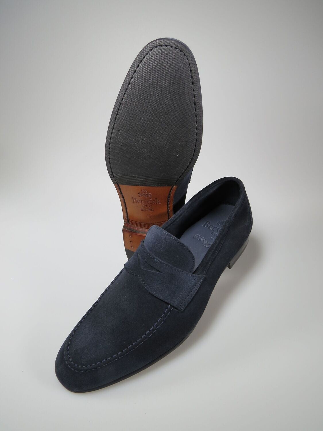 Loafer blau Velours