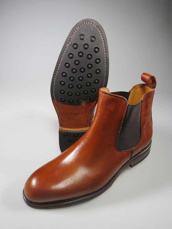 Chelsea Boots braun Scotchgrain