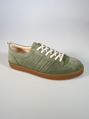 Sportschuhe grün Velours