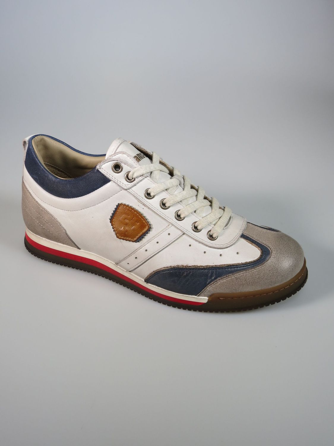 Sportschuhe weiß/grau/blau