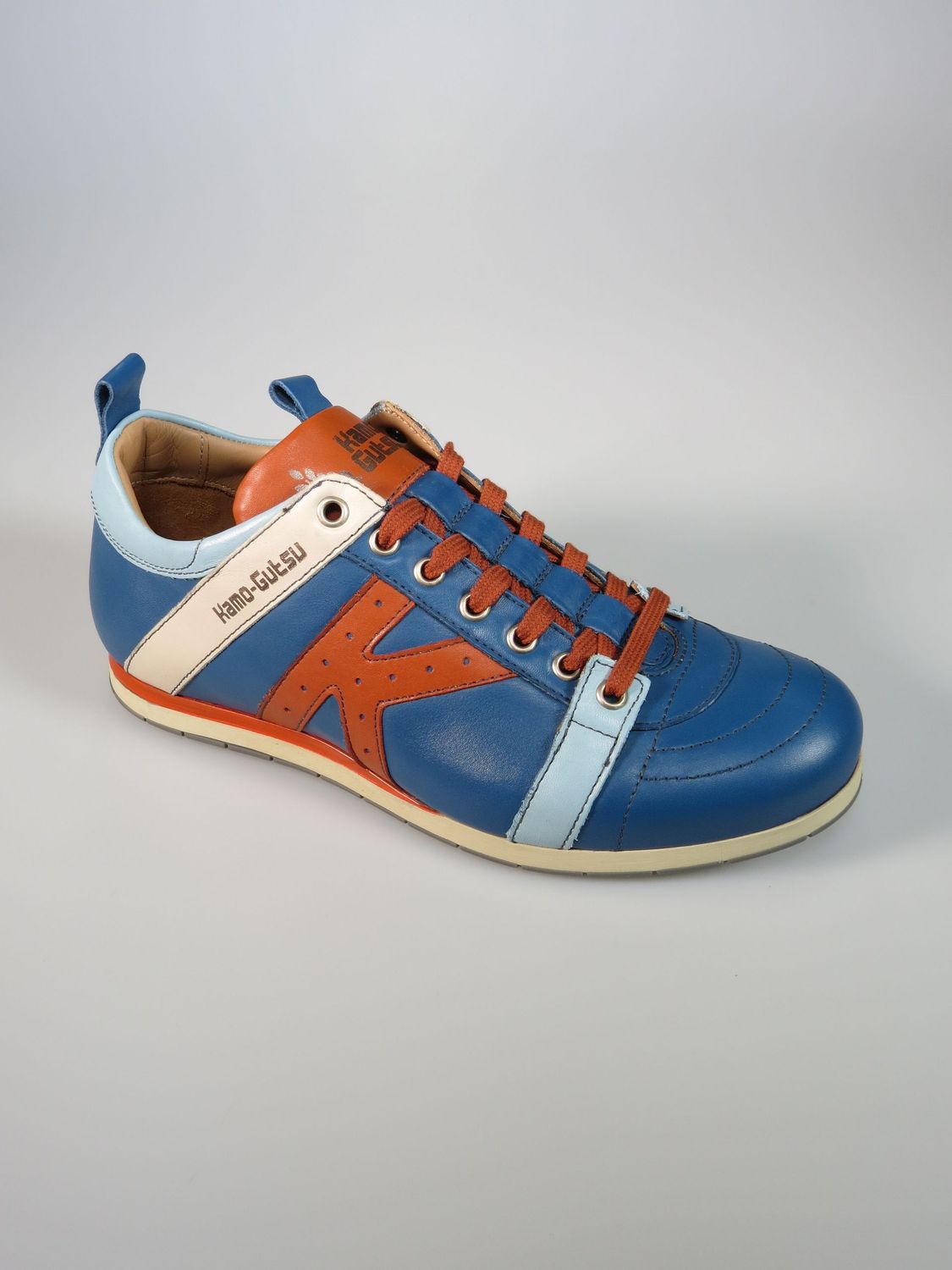 Sportschuhe blau/weiß/orange