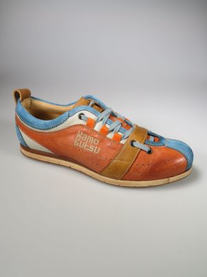Sportschuhe orange/blau/braun