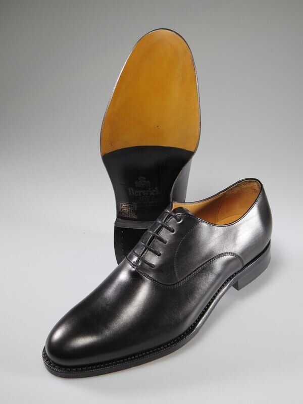 Glatter Oxford schwarz
