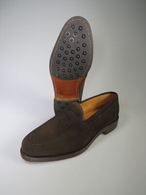 Loafer dunkelbraun Velours
