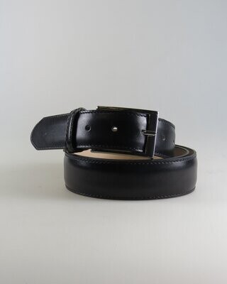 Ledergürtel schwarz schmal