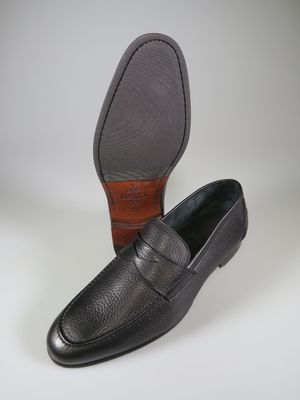 Loafer schwarz geprägt