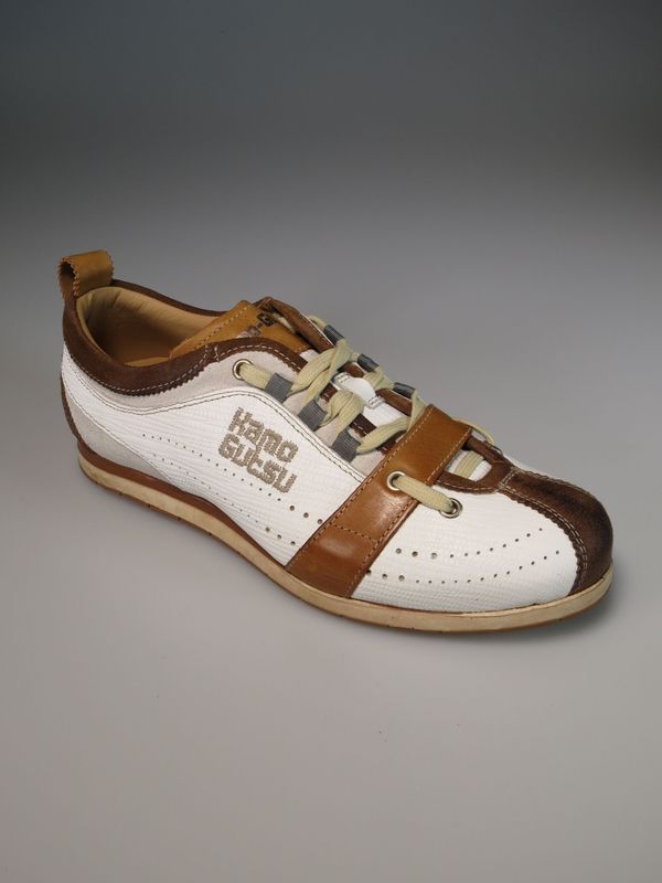 Sportschuhe weiß/braun Sportschuhe weiß/braun