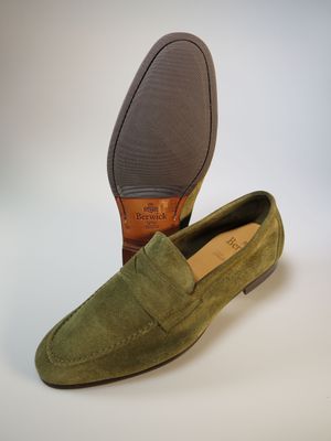 Loafer grün Velours