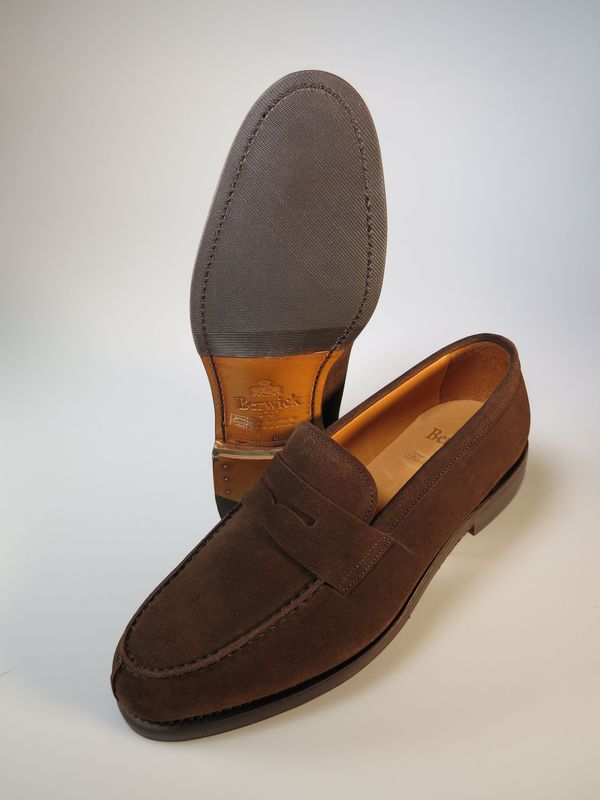 Loafer dunkelbraun Velours Loafer dunkelbraun Velours