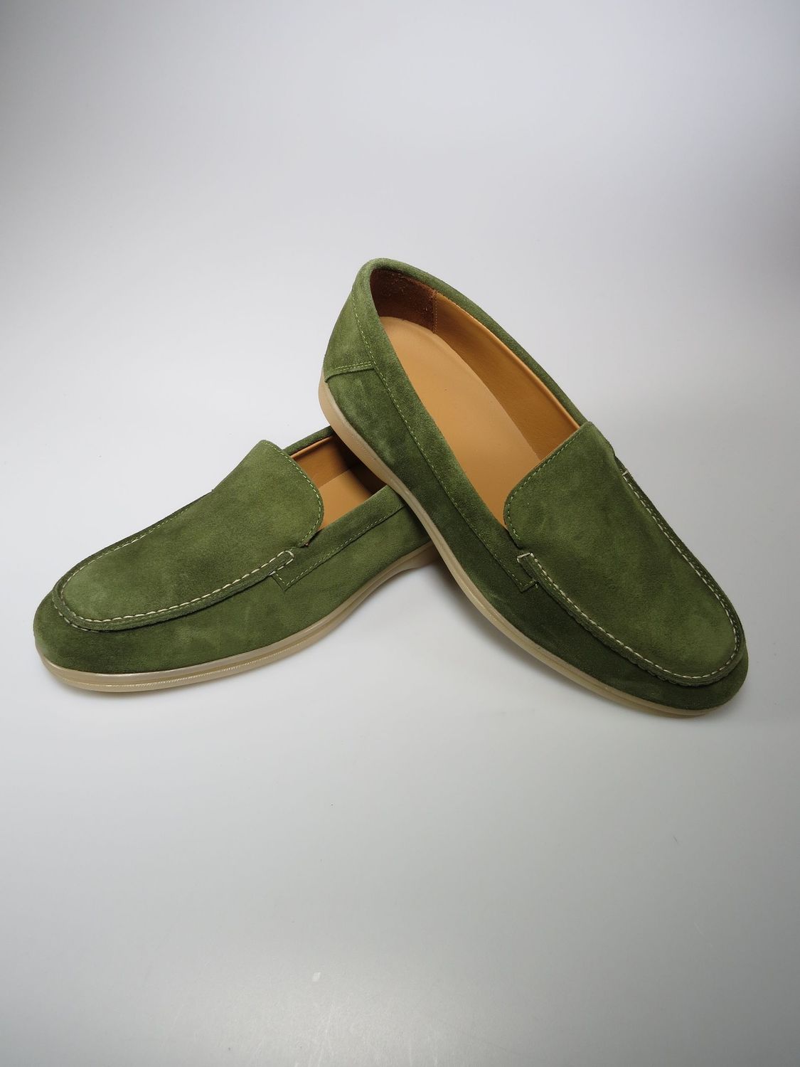 Loafer grün Velours