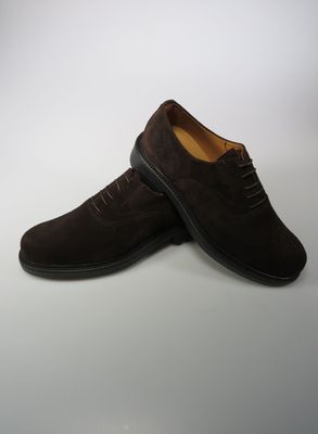 Glatter Oxford dunkelbraun Velours Glatter Oxford dunkelbraun Velours