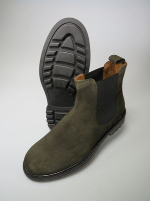 Chelsea Boots olivgrün Velours Chelsea Boots olivgrün Velours