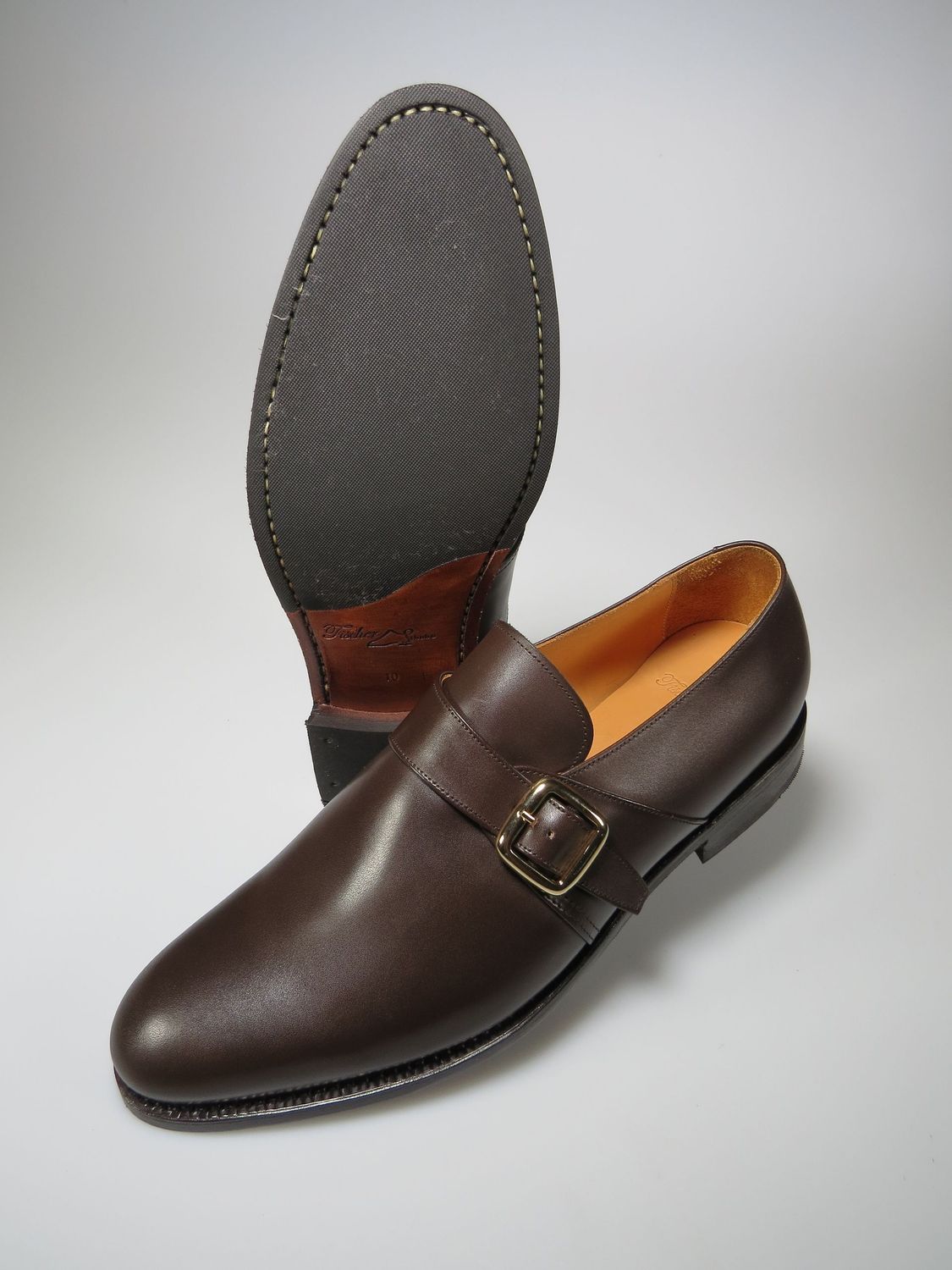 Schnallenschuhe dunkelbraun