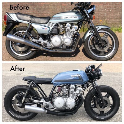 RONS Build Plan Cafe Racer Parts List - Honda CB750F