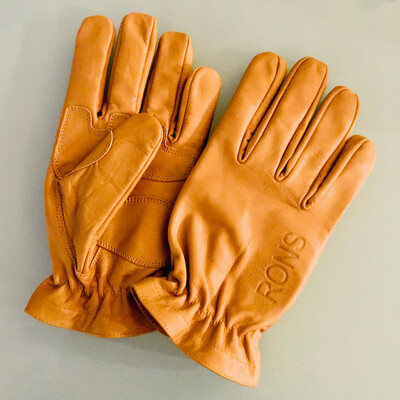 RONS Leather Cafe Racer Gloves