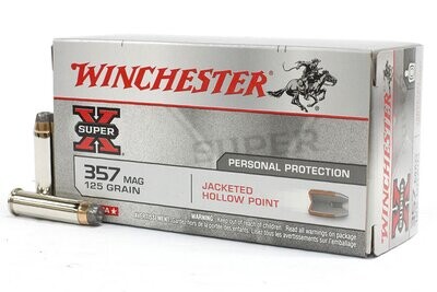 Winchester SuperX 357 Mag 125 GRN JHP